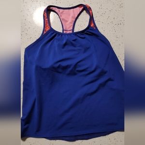 Razorback Tank with Built-in Bra